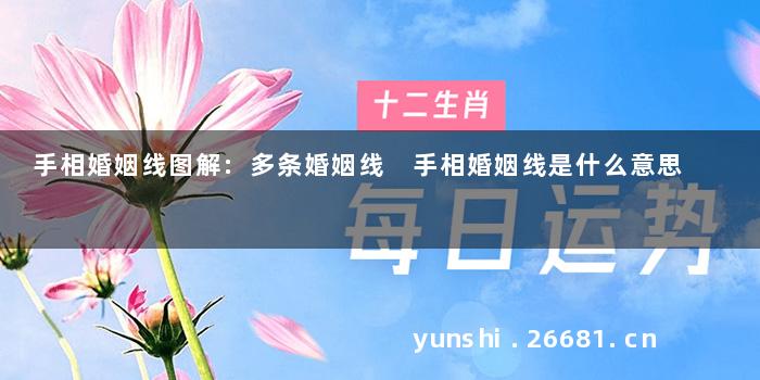 手相婚姻线图解:多条婚姻线 手相婚姻线是什么意思